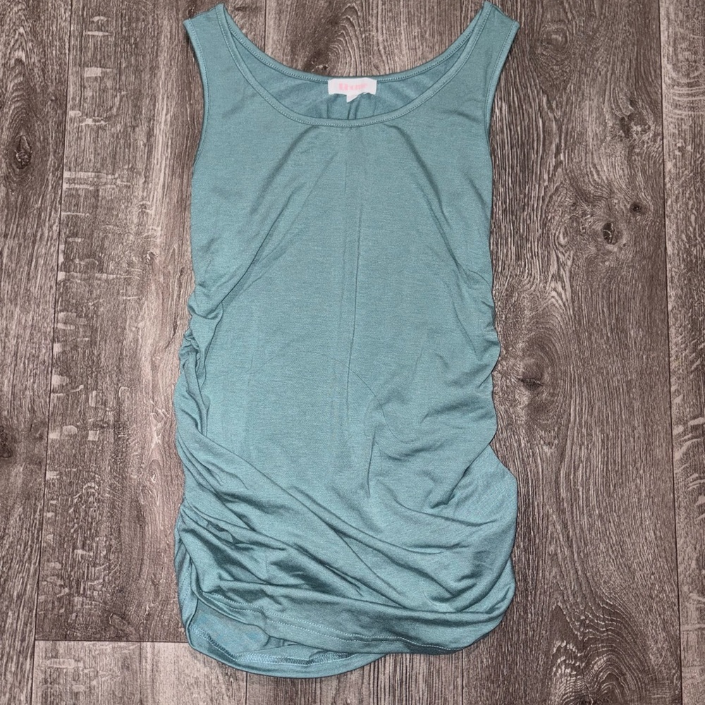 Aqua Maternity Tank Top